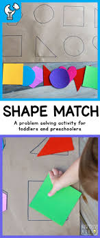 Give your brain a workout with these kids problem solving games and interactive activities. Shape Match Ages 12m A Problem Solving Puzzle Activity For Toddlers And Preschoolers Toddler Activities Problem Solving Activities Shape Match