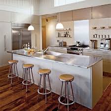 Jenis table top kitchen set. Desain Meja Dapur Stainless Steel Catsemprot Com Dapur Kontemporer Dapur Modern Desain Dapur Luar Ruangan