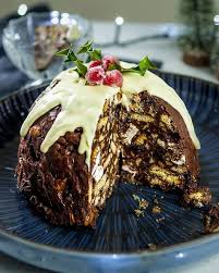Christmas Pudding Fridge Cake Recipe Recipe Xmas Food Christmas Food Christmas Cooking