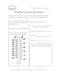Weather Forecast Worksheet All Kids Network Weather Worksheets Teaching Weather Weather Lessons