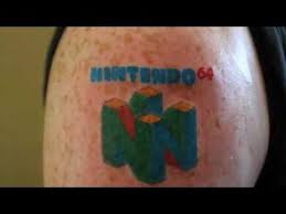 In 1996, nintendo's iconic plumber went from two to three dimensions with the launch of super mario 64 for the nintendo 64 game console. Nintendo 64 Tattoo By Nb40 Youtube