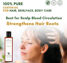 Mystiq Living Rosemary Essential Oil & Castor Oil for Hair Growth,  Hydrating & Moisturising for Face & Skin