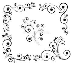 Check out our vignette art selection for the very best in unique or custom, handmade pieces from our украшения для дома shops. Black And White Vectore Curl Florish Vignette Stock Vector Illustration Of Ornament Vector 110674135