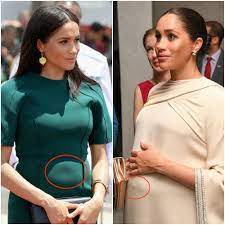 Meghan Markle S Belly Button Is Out Which Possibly Means Her Due Date Is Imminent Sports Retriever