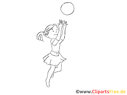 Wählen sie aus illustrationen zum thema tennis von istock. Ball Spielen Am Strand Zeichnung Clipart Bild Schwarz Weiss Grafik Comic Gratis