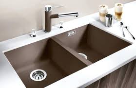 Nettoyer Un Evier En Resine Cuve Cuisine A Intacgrer Par Le Dessous Granit Blanco Subline Couleur Cafac Net Evier En Resine Evier Decoration De Cuisine Blanche