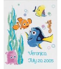 Celebrate the day and preserve the memory by cross stitching one of these baby announcement patterns. Janlynn Nemo Birth Announcement Cntd X Stitch Kit Janlynn Http Www Amazon Com Dp B00114opb4 Ref Cm Sw R P Cross Stitch Disney Cross Stitch Cross Stitch Fairy