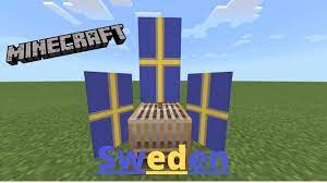 How To Make A Swedish Banner In Minecraft - Swedish Flag - Svenska Flaggan  - YouTube