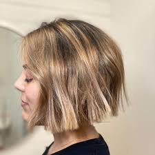 Long layered hairstyle with side fringe; Pin On Chin Length Bob Hairstyles