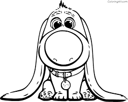 We have lots of nice printables in dog coloring pages to make you happy. Tiny The Cute Basset Hound Coloring Page Coloringall