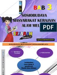 Sistem pemerintahan & kegiatan ekonomi mayarakat kerajaan alam melayu. Sosiobudaya Masyarakat Kerajaan Alam Melayu Tingkatan 2 Bahasa Dan Tulisan