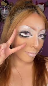 MAQUILLAJE JAPONES?😳 #gyaru #gyarumakeup #makeup #maquillaje  #makeuptransformation #longervideos