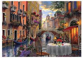 Buy romantic supper from trefl , 6000 pieces, free shipping available | puzzle warehouse. Puzzle Romantic Venice Trefl 65003 6000 Pieces Jigsaw Puzzles Towns And Villages Jigsaw Puzzle