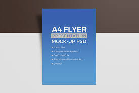 Download Free A4 Flyer Mockup Mockup City