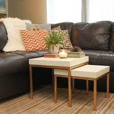 This instructable shows how to transform an ikea tore file cabinet base into a slate top coffee table. Diy Ikea Hack Nesting Tables Oh So Lovely Blog