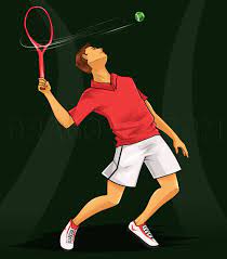 How To Draw A Tennis Player, Step By Step, Drawing Guide, By Dawn - Dragoart