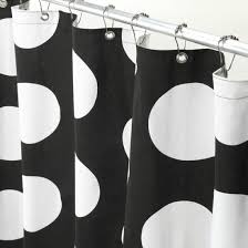 Black And White Polka Dot Shower Curtain Shower Curtain Curtains Shower Curtain Decor