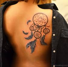 Another great example of the female inspired tattoo but this one has a dreamcatcher in it. 53 Fine Dream Catcher Shoulder Tattoo Designs