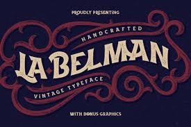 Hi Presenting A Vintage Font Set Named La Belton It S A Vintage Typeface With Rough Textured Effec Best Free Script Fonts Free Fonts Download Best Free Fonts