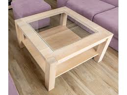 4.5 out of 5 stars. Bleached Coffee Table Living Room Solid Oak Ash Beech Wooden Glass Lacquered