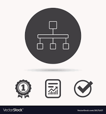 Hierarchy Icon Organization Chart Sign