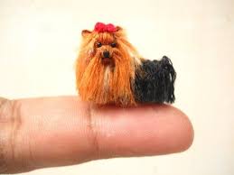 Miniature Black And Brown Yorkie Yorkshire Terrier Tiny Crochet Miniature Dog Stuffed Animals Etsy Crochet Dog Miniature Dogs Dog Stuffed Animal