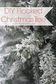 Diy Flocked Christmas Tree Flocked Christmas Trees Flocking Glam Christmas