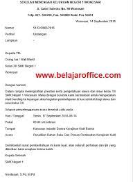 Contoh surat dinas sekolah berikutnya adalah dibuat oleh instansi smp yang isinya merupakan undangan yang juga ditujukan kepada orang tua murid untuk menghadiri. Contoh Surat Dinas Resmi Sekolah Belajar Office