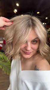 Cut it off and let it go! The new year is the perfect time to make a big  change for a fresh start to the year. ✨🍾 Artist: Mackenzie #atxhairsalon  #bigchop #bobhaircut #blondebobcut