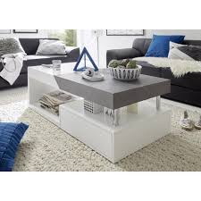 (35,842 results) price ($) any price. Atena Ii White Coffee Table With Concrete Imitation Top Coffee Tables 3034 Sena Home Furniture