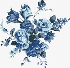 Hand Painted Blue Flowers Background Hand Painted Blue Plant Png Transparent Clipart Image And Psd File For Free Download Blue Flower Painting Blue Flowers Background Blue Flower Png