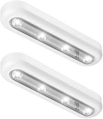 Oxyled Tap Closet Lights One Touch Light Stick On Anywhere 4 Led Touch Tap Light Cordless Touch Sensor Led Night Light Battery Operated Stair Safe Lights 140 Rotation 2 Pack Amazon Com