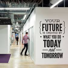 Wall Decal Quotes Vinyl Quote Do It Today Not Tomorrow Wall Office Sticker Decor Office Wall Art Wall Quotes Decals Vinyl Quotes