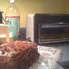 Combine with dairy to get the added fat by using 3/4 cup liquid and 1/4 cup sour cream or buttermilk. 3 Layer Chocolate Cake Made With My Toaster Oven Ooohh Yaaa How To Make Cake Desserts Chocolate Layer Cake