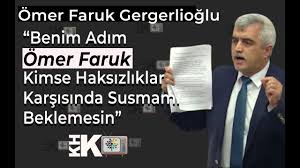 Bursa i̇mam hatip lisesini bitirdikten sonra 1990 yılında anadolu üniversitesi tıp fakültesini bitirdi. Gergerlioglu Benim Adim Omer Faruk Haksizlik Karsisinda Susmam Kimseden De Korkmam Youtube
