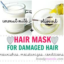 It cannot treat or repair the split ends you currently have, but can reduce melt the coconut oil and mix it with the olive oil. Coconut Milk Hair Mask Recipes For Beautiful Hair