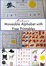 Diy Montessori Movable Alphabet Free Printables Natural Beach Living Montessori Activities Preschool Montessori Materials Montessori Activities