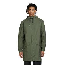 Check spelling or type a new query. Rains Long Jacket Olive Hhv