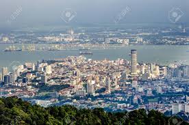 Penang, originally part of the malay sultanate of kedah, was given to the british east india company in 1786 by the sultan of kedah, in english world dictionary. Draufsicht Von Georgetown Ansicht Von Penang Hugel Hauptstadt Von Penang Insel Malaysia Lizenzfreie Fotos Bilder Und Stock Fotografie Image 91052402