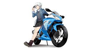 With the proper size bike frame, a helmet and a few minutes of. Anime Motorcycle Wallpapers Top Free Anime Motorcycle Backgrounds Wallpaperaccess