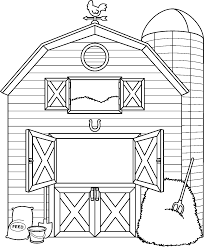 Printable horse coloring pages come with a variety of designs and delightful pictures like mares, foals, and stallions, to mention a few. Barn Outline Barn Coloring Pages Outline Coloring Free Printable Jpg Clipartix