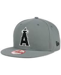 New Era Los Angeles Angels Of Anaheim Gray Black White 9fifty Snapback Cap Sports Fan Shop By Lids Men Macy S Cap Hats For Men New Era