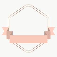 Download Premium Png Of Gold Frame With Pink Gold Ribbon Banner In 2020 Ribbon Banner Logo Background Gold Frame