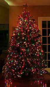 Mini Christmas Tree Lights Christmas Tree With Coloured Lights Colorful Christmas Tree Rainbows Christmas