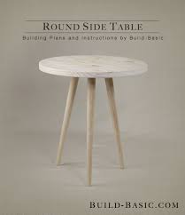 Build A Round Side Table Round Side Table Side Table Decor Diy Table