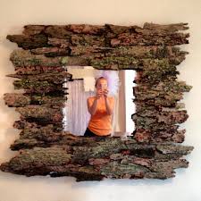 Pin By Sarah Sanders On Home Diy With Tree Bark Tree Bark Crafts Rustic Wood Crafts Diy Tree