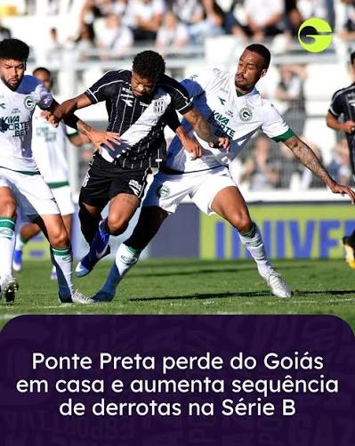 Gazeta - Ponte Preta sofre a s&eacute;tima derrota seguida na S&eacute;rie B, e Goi&aacute;s vence em Campinas com dois gols de Kadu. | Facebook
