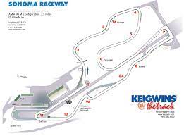 Track Map Sonoma Raceway Sonoma Raceway Race Track Sonoma