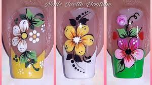 Ver más ideas sobre manicura de uñas, uñas decoradas, uñas manos y pies. 3 Modelos De Unas Con Flores Decoracion De Unas Flores Unas Decoradas Con Flor Youtube