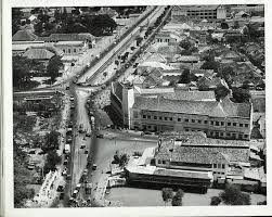 De Sluisbrug En Omgeving Te Batavia Luchtfoto Uit 1949